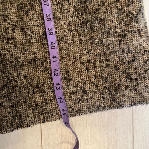 Vintage Jocardi tweed coat leather trim waist tie - Picture 13 of 16